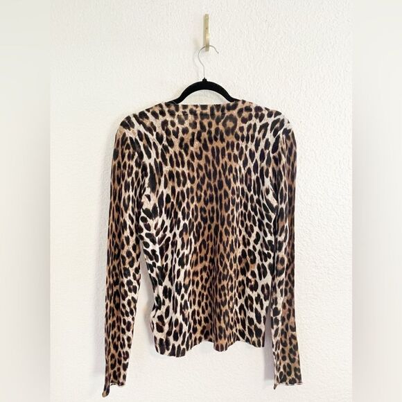 Zadig & Voltaire Miss Leo leopard cashmere sweater NWT. Medium - Picture 4 of 9